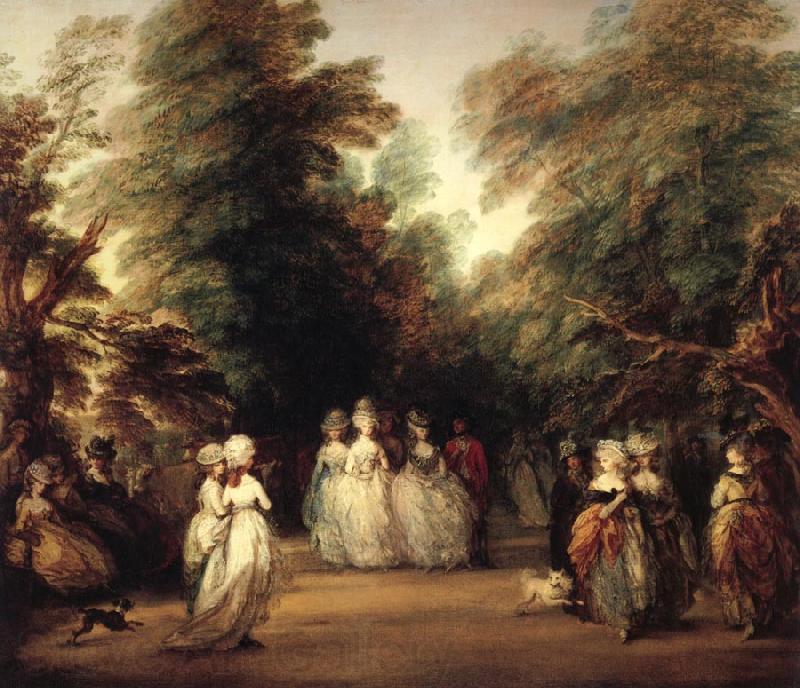 Thomas Gainsborough The mall in St.James's Park France oil painting art
